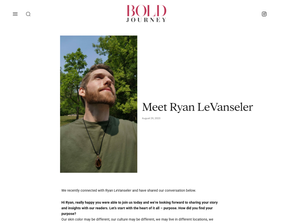 Bold Journey 2023 Interview